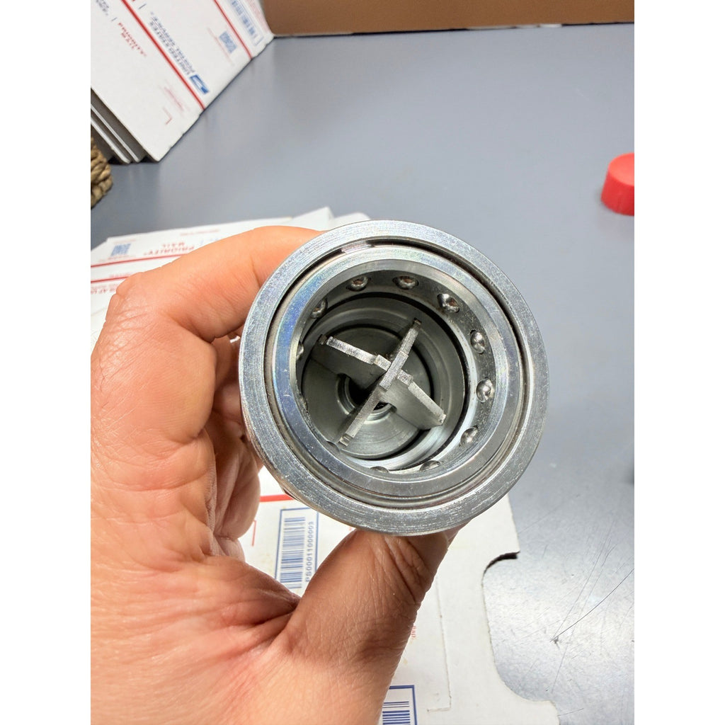 Dixon 10VJM10 Hydraulic Quick Disconnect Coupling, 1-1/4" Size, 1-5/8"-12 Thread