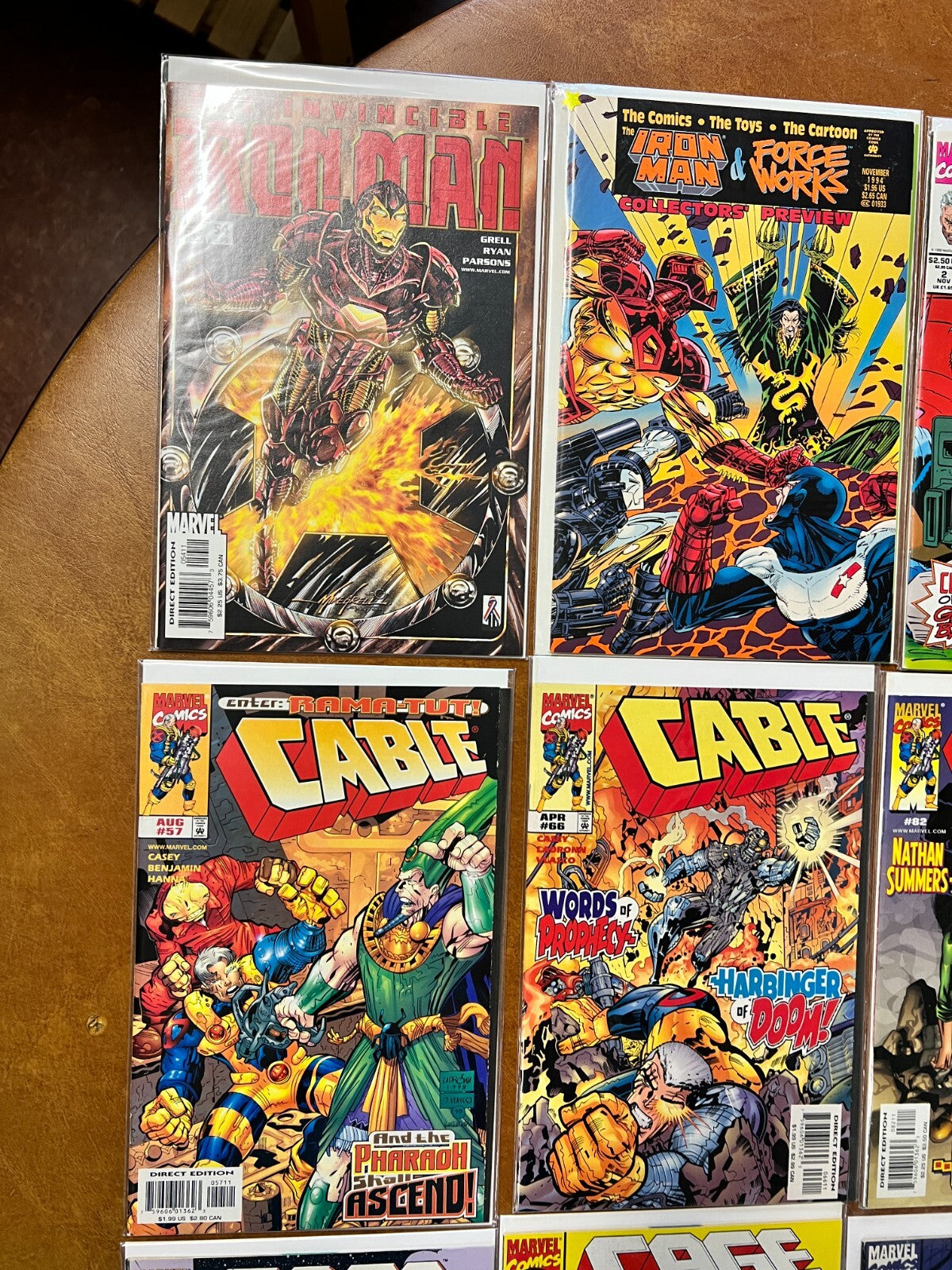 Lot of 12 | Marvel Comics | Iron Man | Cable | Cage