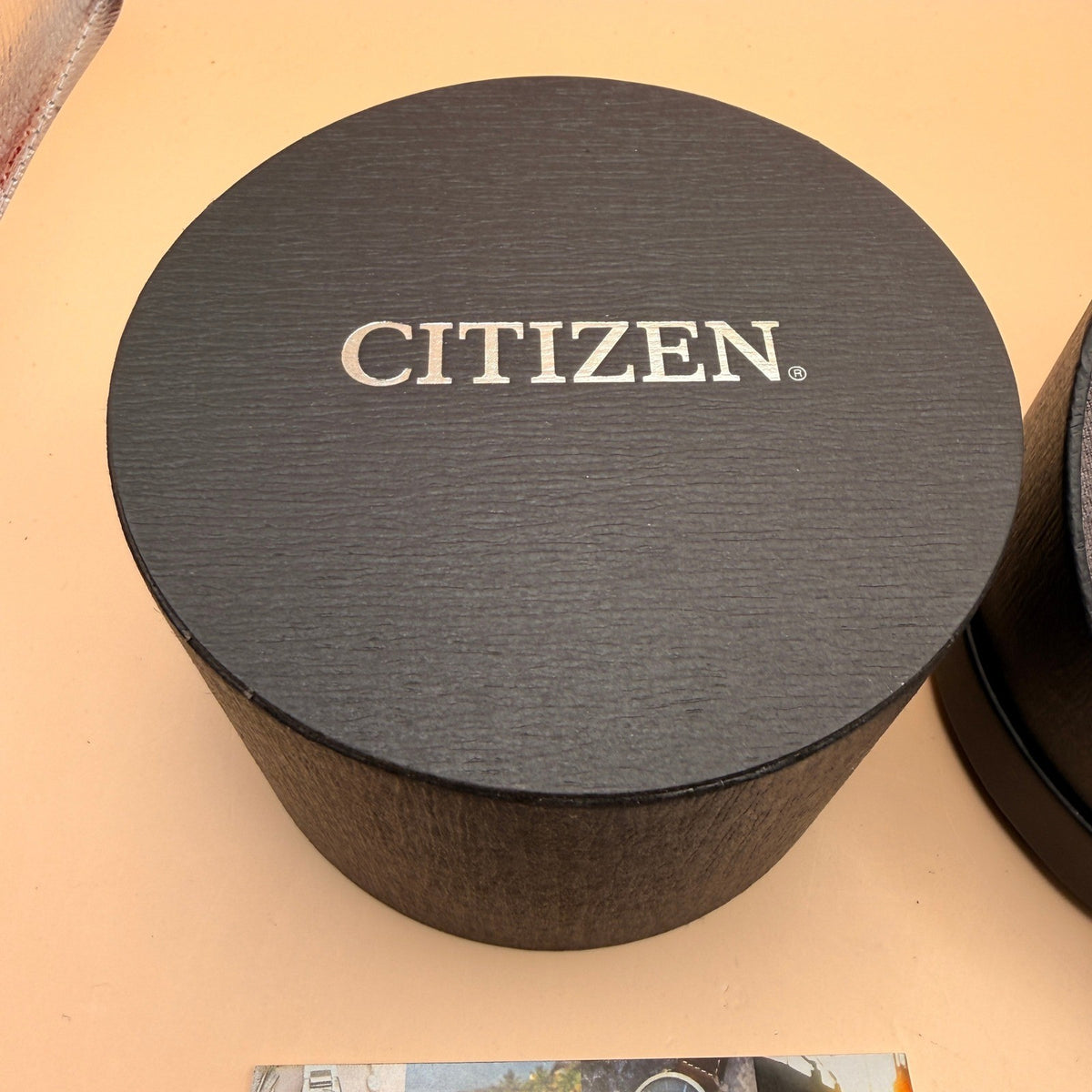 Citizen AW1232-04A Eco-Drive Men's Classic Watch Gold Tone, White Dial, Brown Le