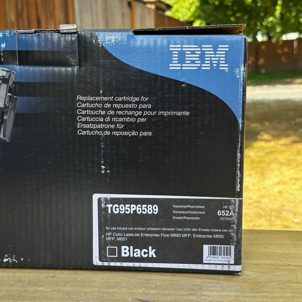 IBM TG95P6589 Black Laser Toner Cartridge Replaces for HP 652A (CF320A)