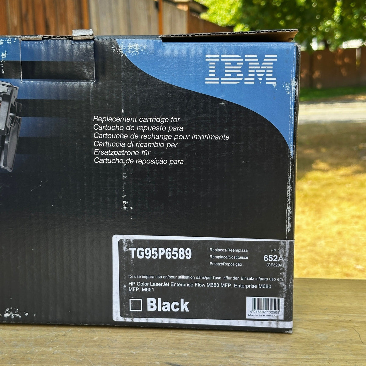 IBM TG95P6589 Black Laser Toner Cartridge Replaces for HP 652A (CF320A)