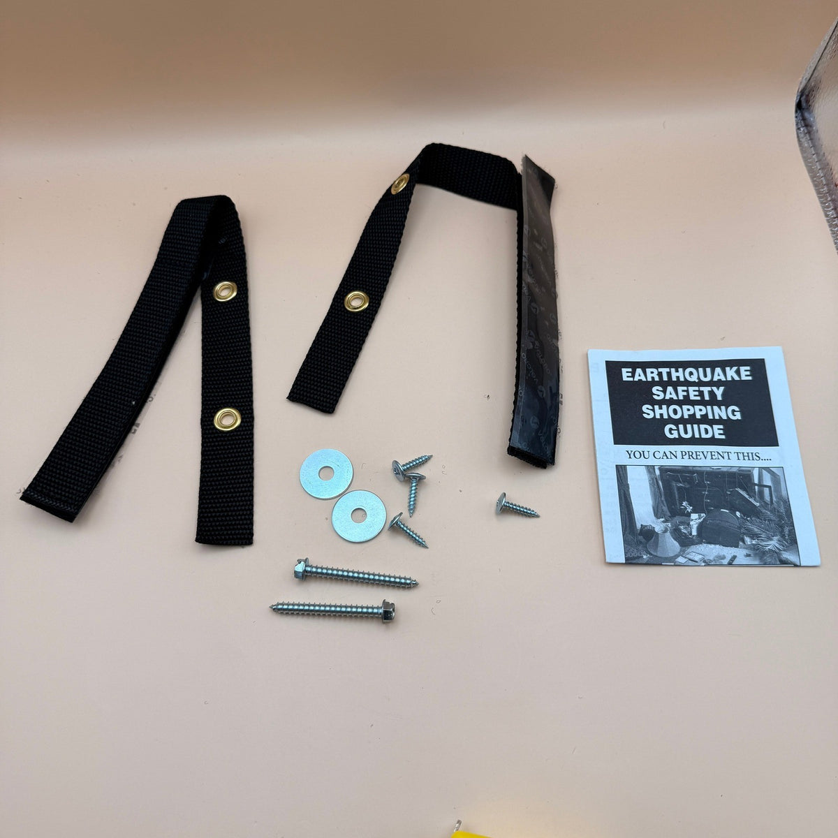 Quakehold 4160 Furniture Safety Strap Kit 15" Black