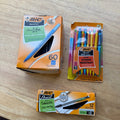 BIC Pens & Pencils Mixed Lot - 60 Blue Ballpoint Pens & 36 Mechanical Pencils