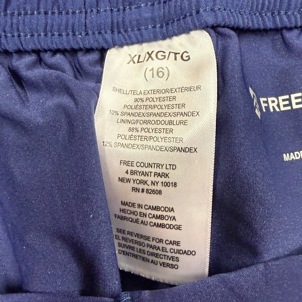 MSRP $59 Free Country Women's XL Marine Quick Dry Swim Skirt w/ Built-In Shorts