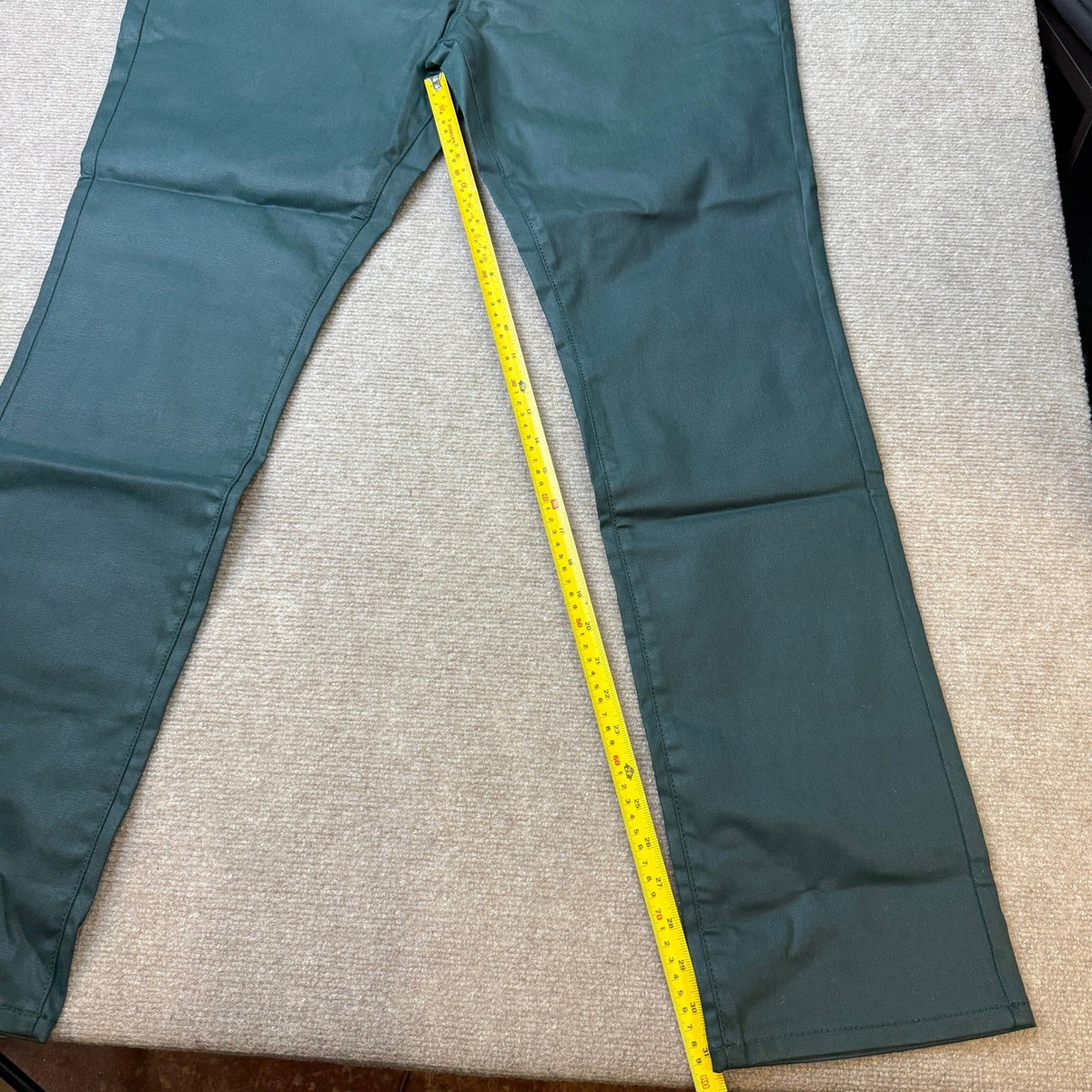 MSRP $60 St. John's Bay Womens 16 Tall Mysterious Green Mid Rise Jeans Straight