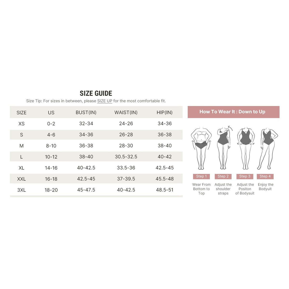 MSRP $41 FeelinGirl Women's M Shapewear Tummy Control Bodysuit Deep V Neck