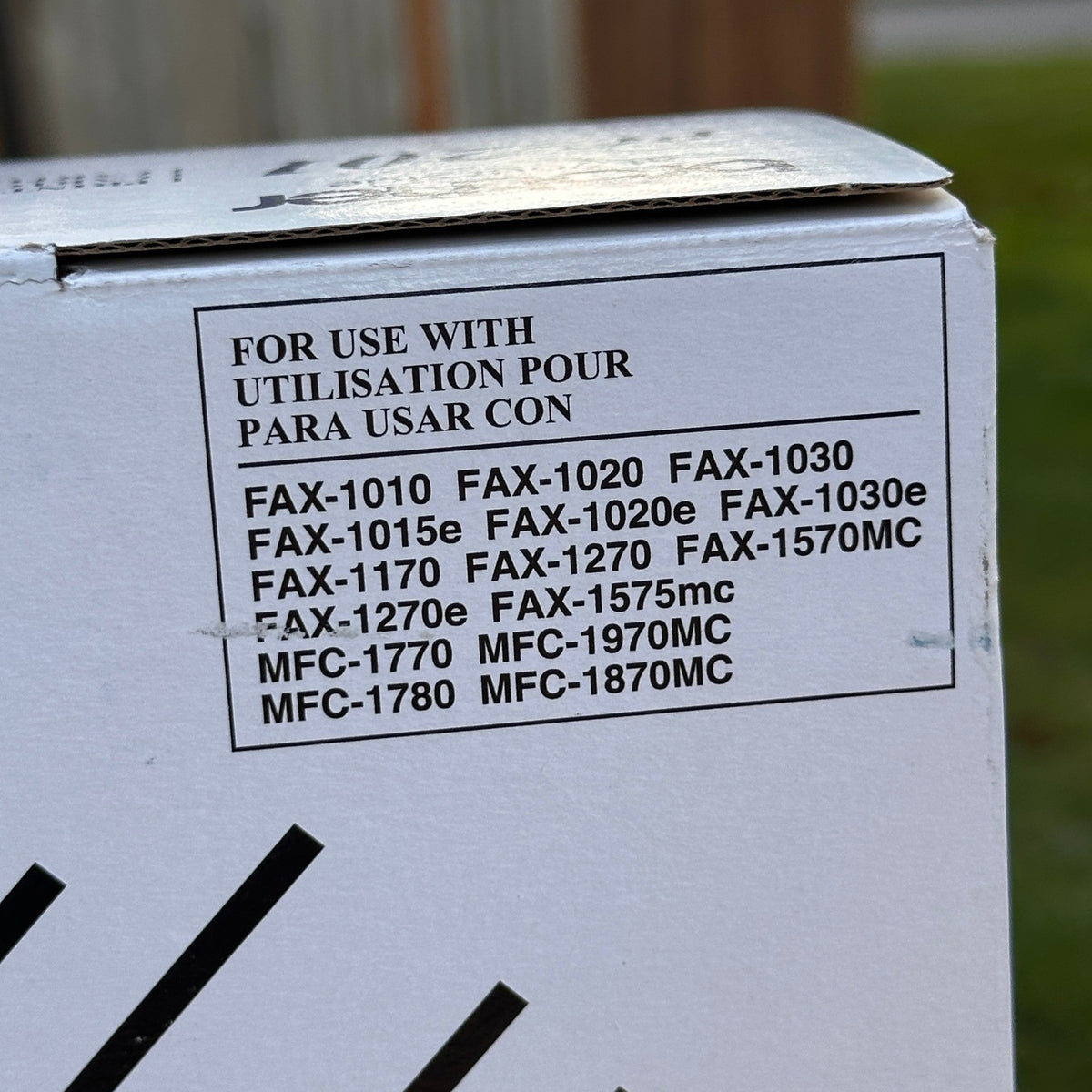Genuine Brother PC-201 Printing Cartridge Black