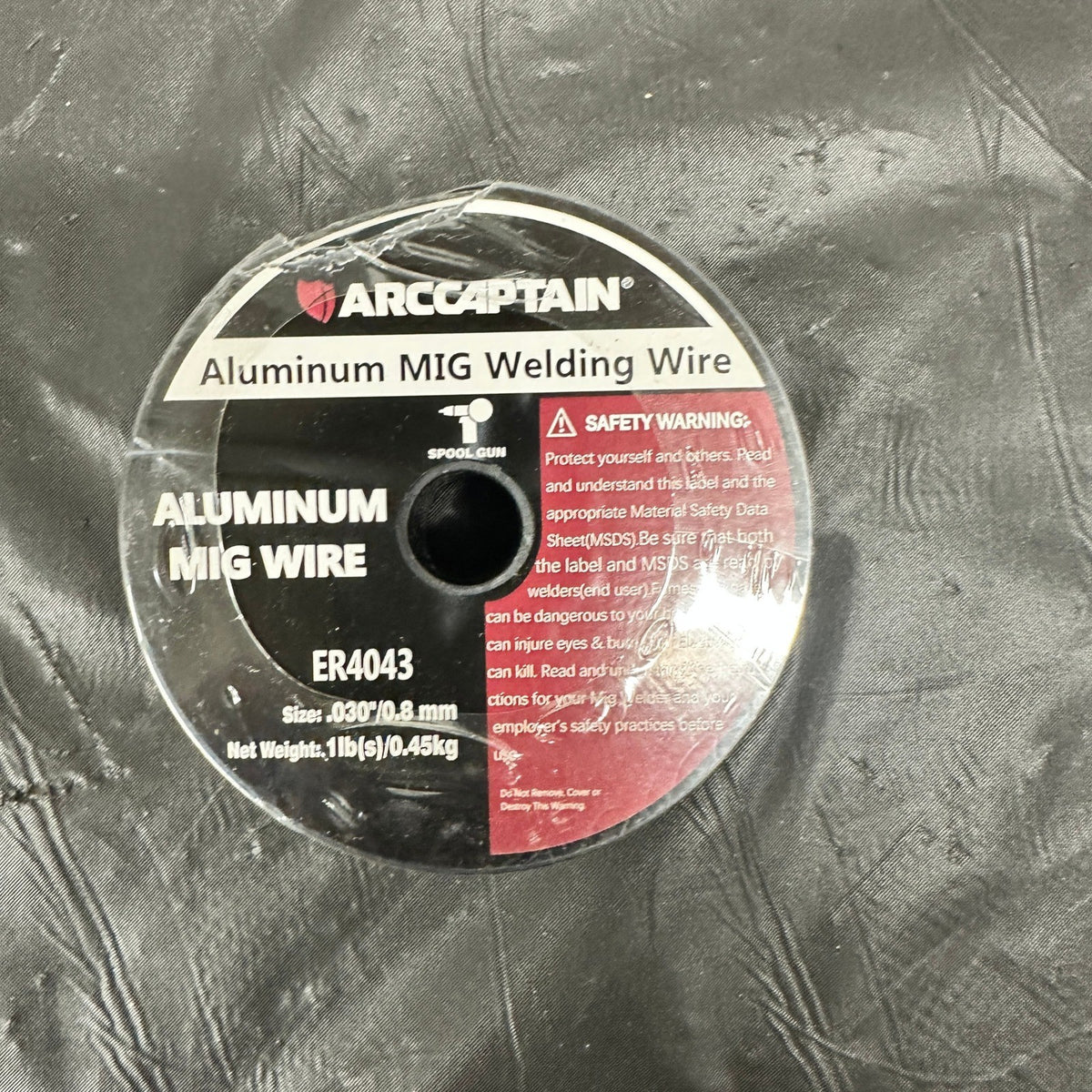 ARCCAPTAIN ER4043 .030" Aluminum MIG Welding Wire, 1 Pound