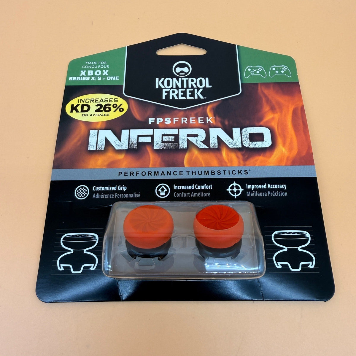 Performance Thumbsticks 1 High-Rise, 1 Mid-Rise Black for PS4/PS5 Controllers
