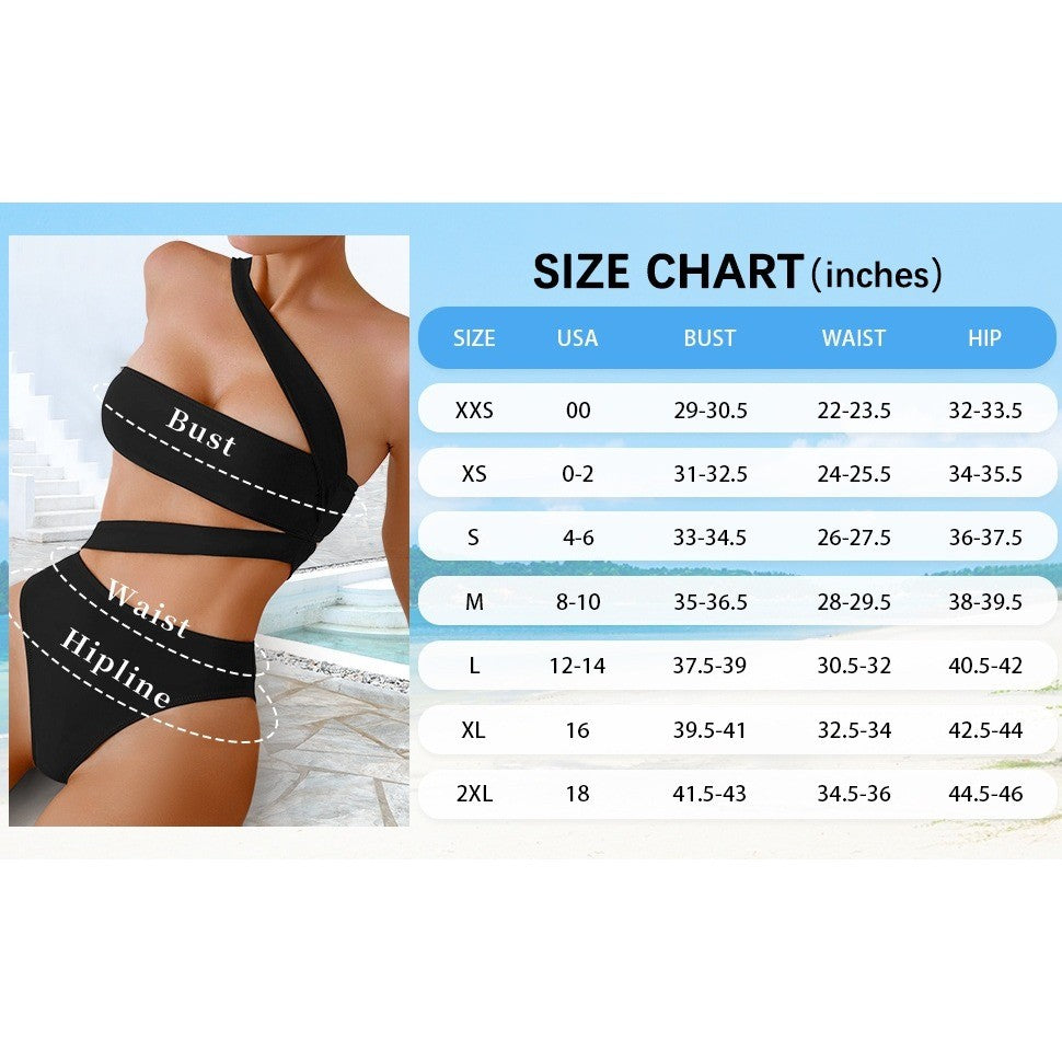 MSRP $47 Lilosy S Tube Hot Pink Sexy Cutout Bandeau One Piece Swimsuit High Wai