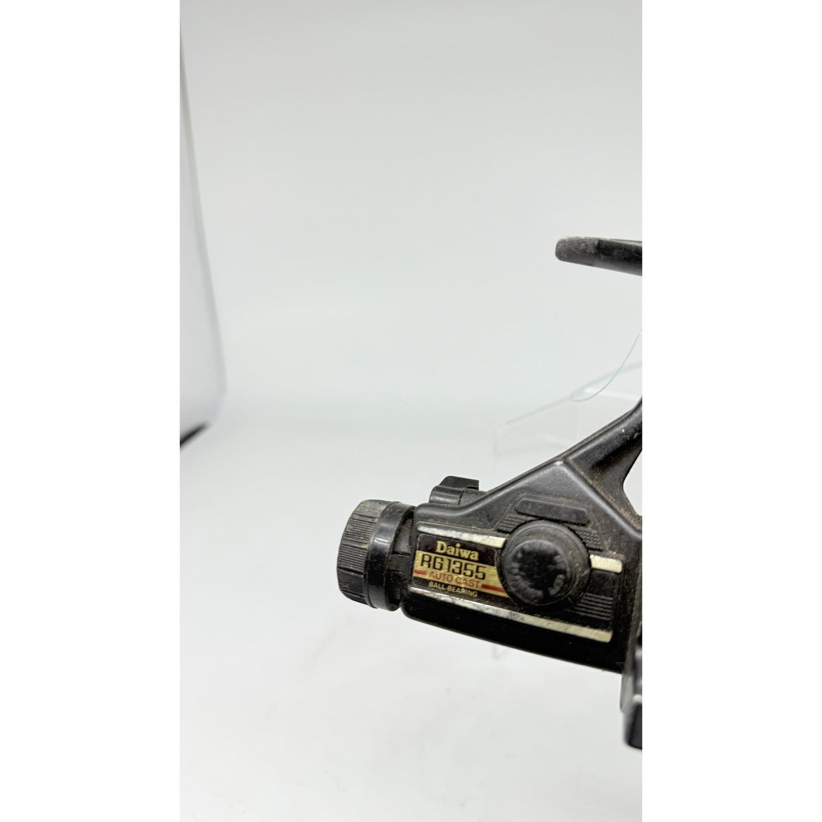 Vtg Daiwa RG 1355 Auto Cast Black Spinning Fishing Reel Made in Japan