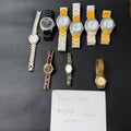 Set of 9 Armitron Women's Watches FOR PARTS Maybe Dead Battery