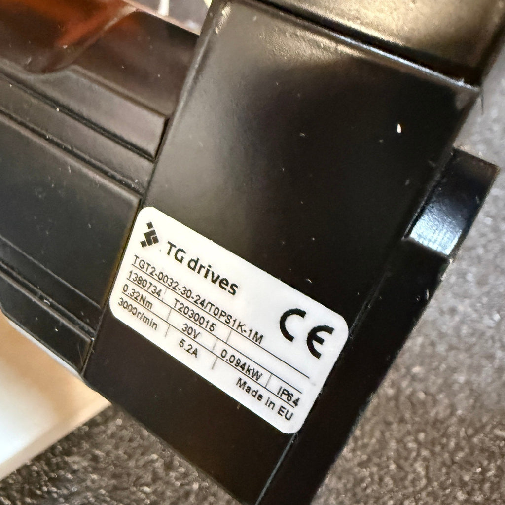 TG Drives TGT2-0032-30-24/T0PS1K-1M 3000 RPM Servo Motor
