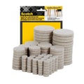 Scotch Felt Pads 162pcs Beige, Felt Furniture Pads for Protecting Hardwood Floo