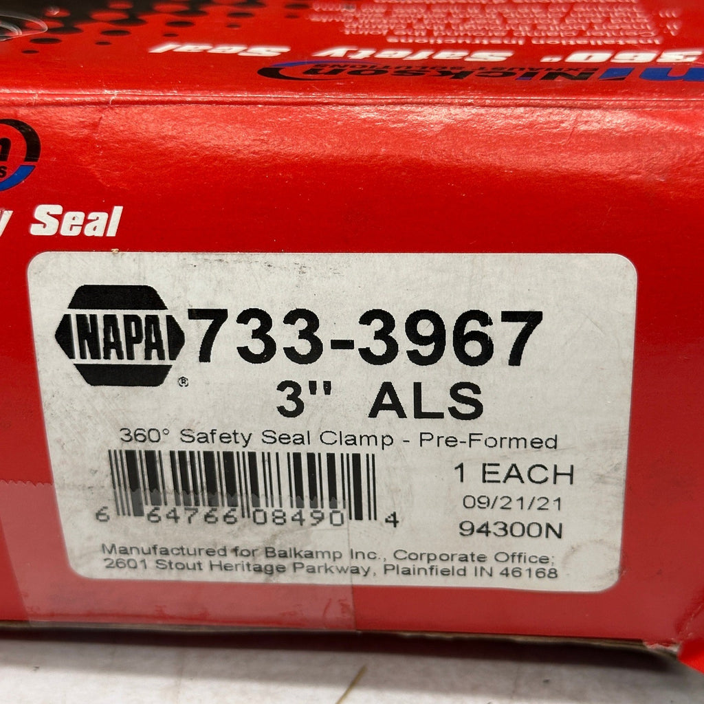 Napa 733-3967 3" Exhaust Clamp