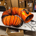 12" Utility Blower Exhaust Fan SHT-30 520W High Velocity Ventilator w/ Duct Ho