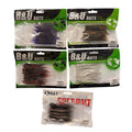 Set of 5 (15 pcs Each) B&U Baits Floating Soft Fishing Sparkly 3.15" Fishing