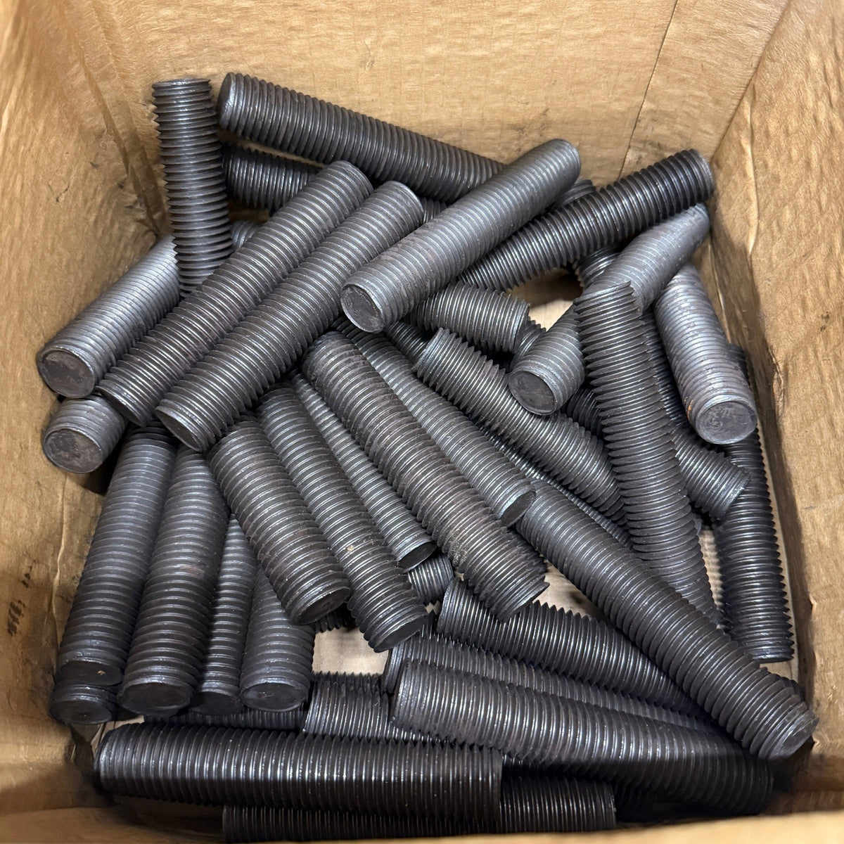 Pack of 47 Perine-Danforth 7/8-9 x 4 3/4 B7 Full Thread Stud Bolts