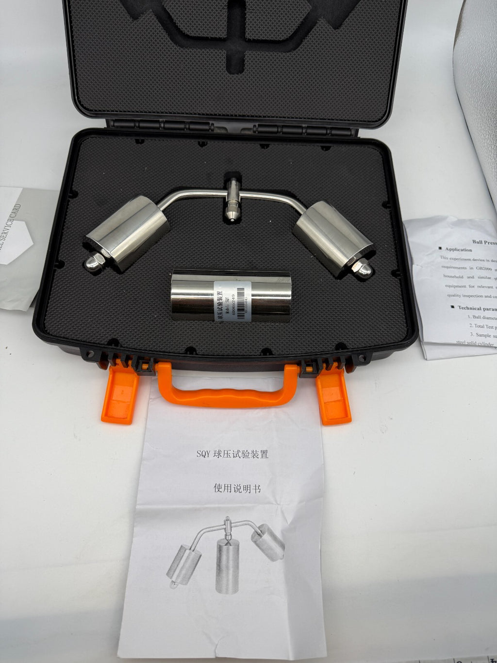 Ball Pressure Tester SQY with Ball Diameter 5mm (R2.5mm) Total Test Pressure 20N