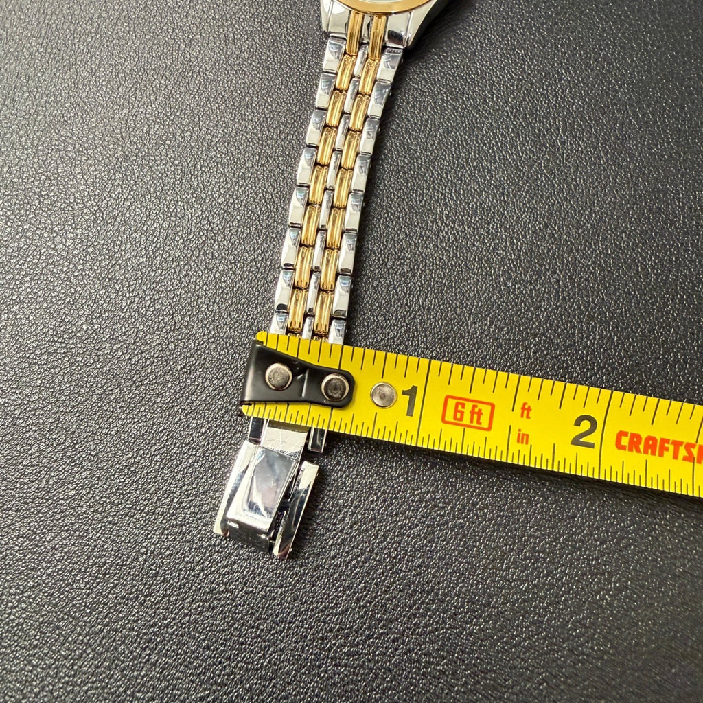 Armitron Women's 75/5304TTB Two Tone Easy to Read Bracelet Watch New Battery