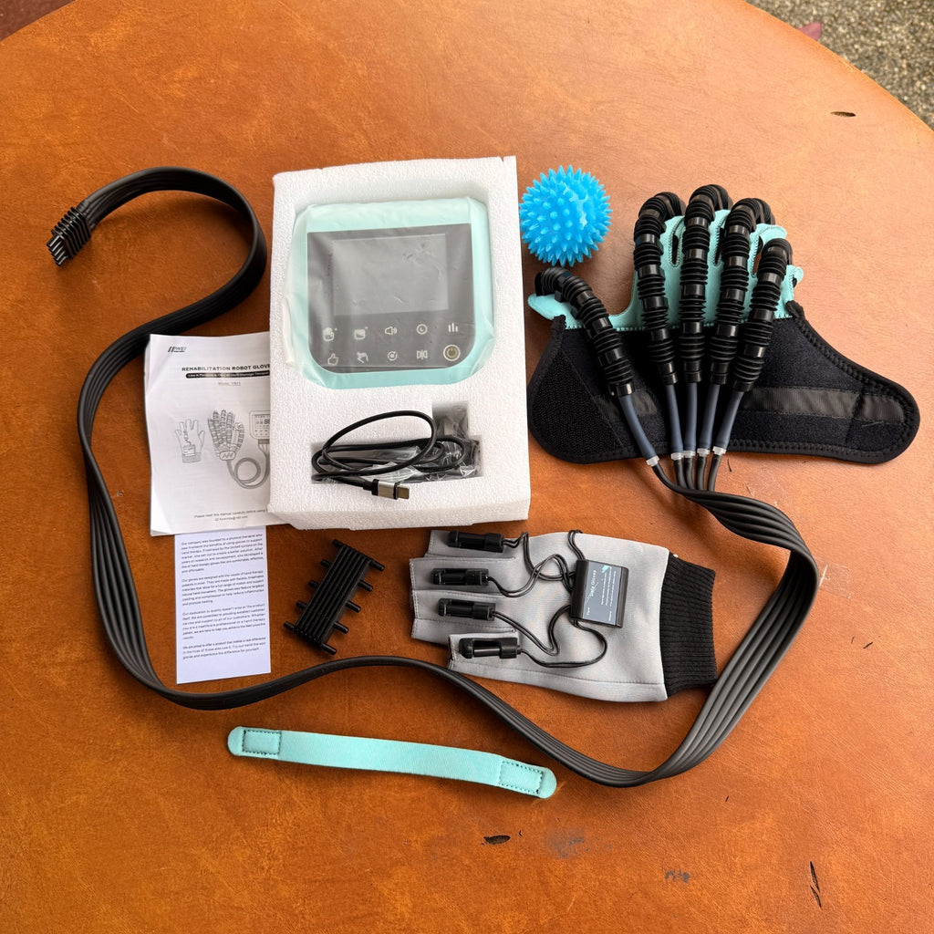Rehabilitation Robot Glove Y911 Sz L Right Hand Function Finger Exercise Equipme
