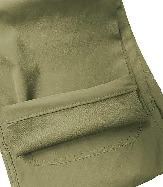 AUTIWITUA Mens Green S-XL Tactical Cargo Pants Water Resistant (NO BELT) Ripstop