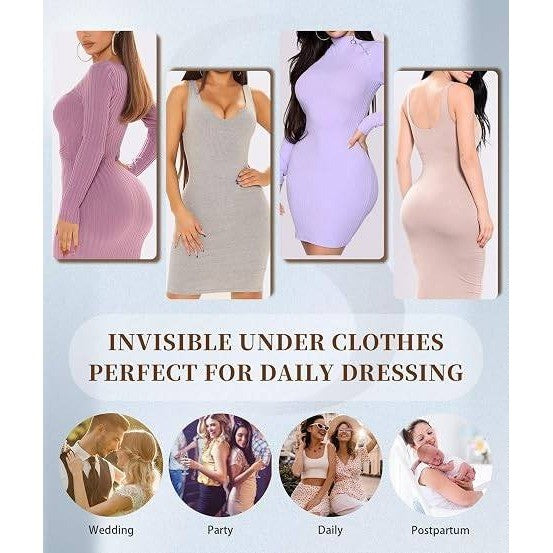 sellto Womens L Nude Shapewear Tummy Control High Waisted Body Shaper Shorts