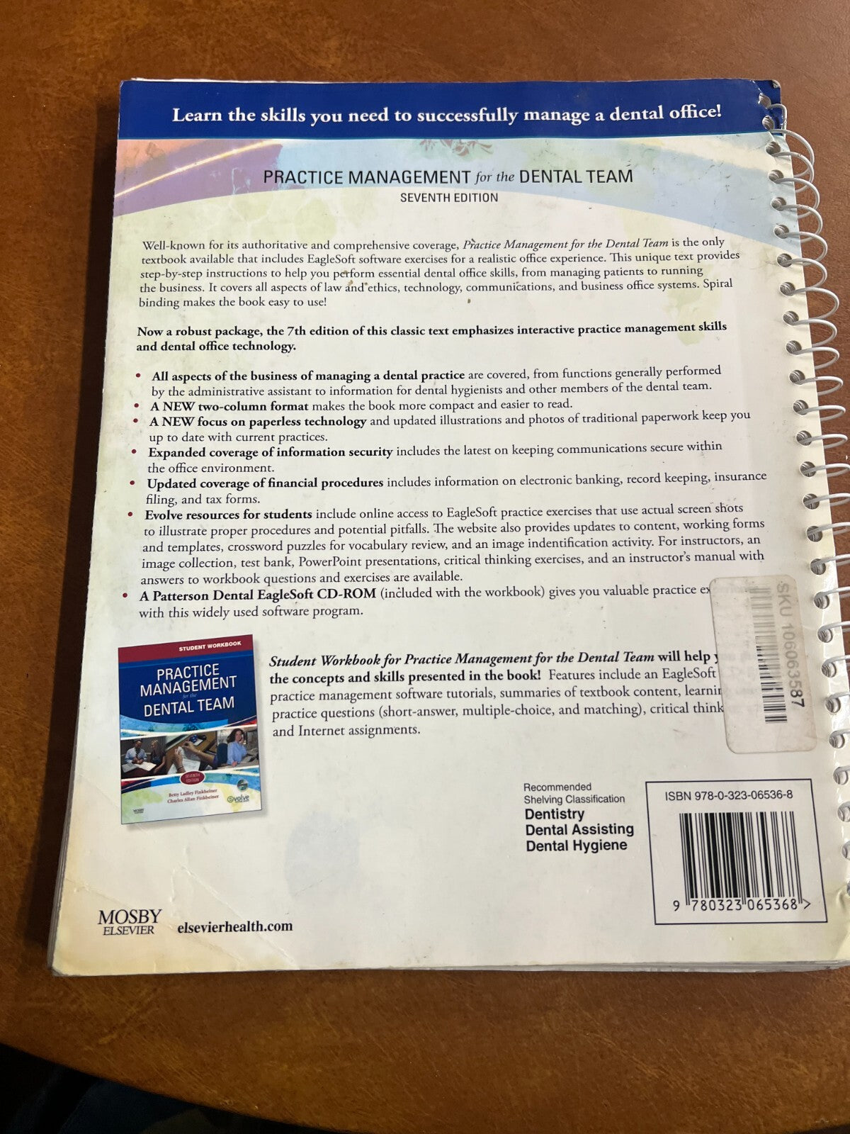 Practice Management for the Dental Team by Charles Allan Finkbeiner and Betty...