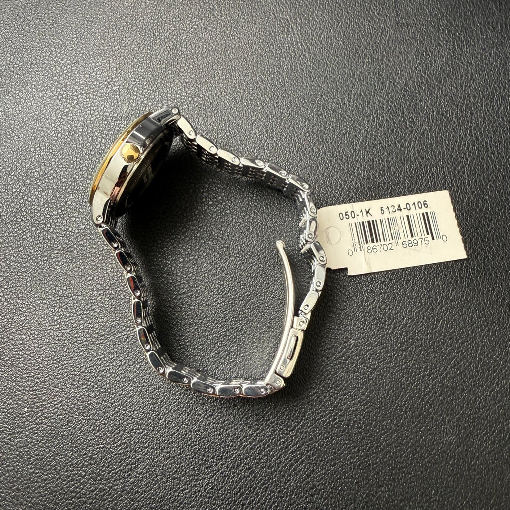 Armitron 75/5821TT Women's Crystal Accented Two Tone Bracelet Watch New Battery
