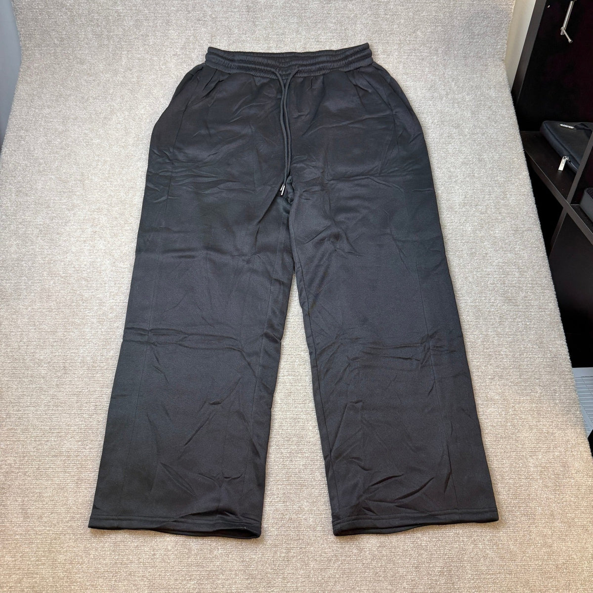 Wenouy 2 Pack Men's M Fleece Lined Jogger Sweatpants with Pockets Elastic Waist
