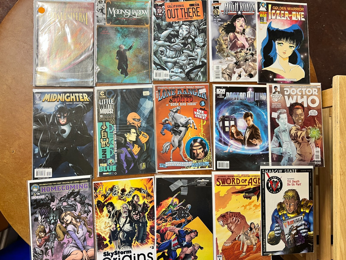 Lot of 12 | Moonshadow, Out There, Midnighter, Doctor Who, Sword of Ages, Shadow