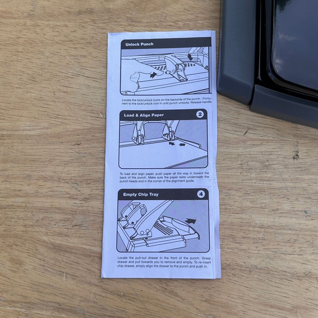 Swingline 74136 45-Sheet SmartTouch 3-Hole Punch w/ SMALL SCRATCH (See photo