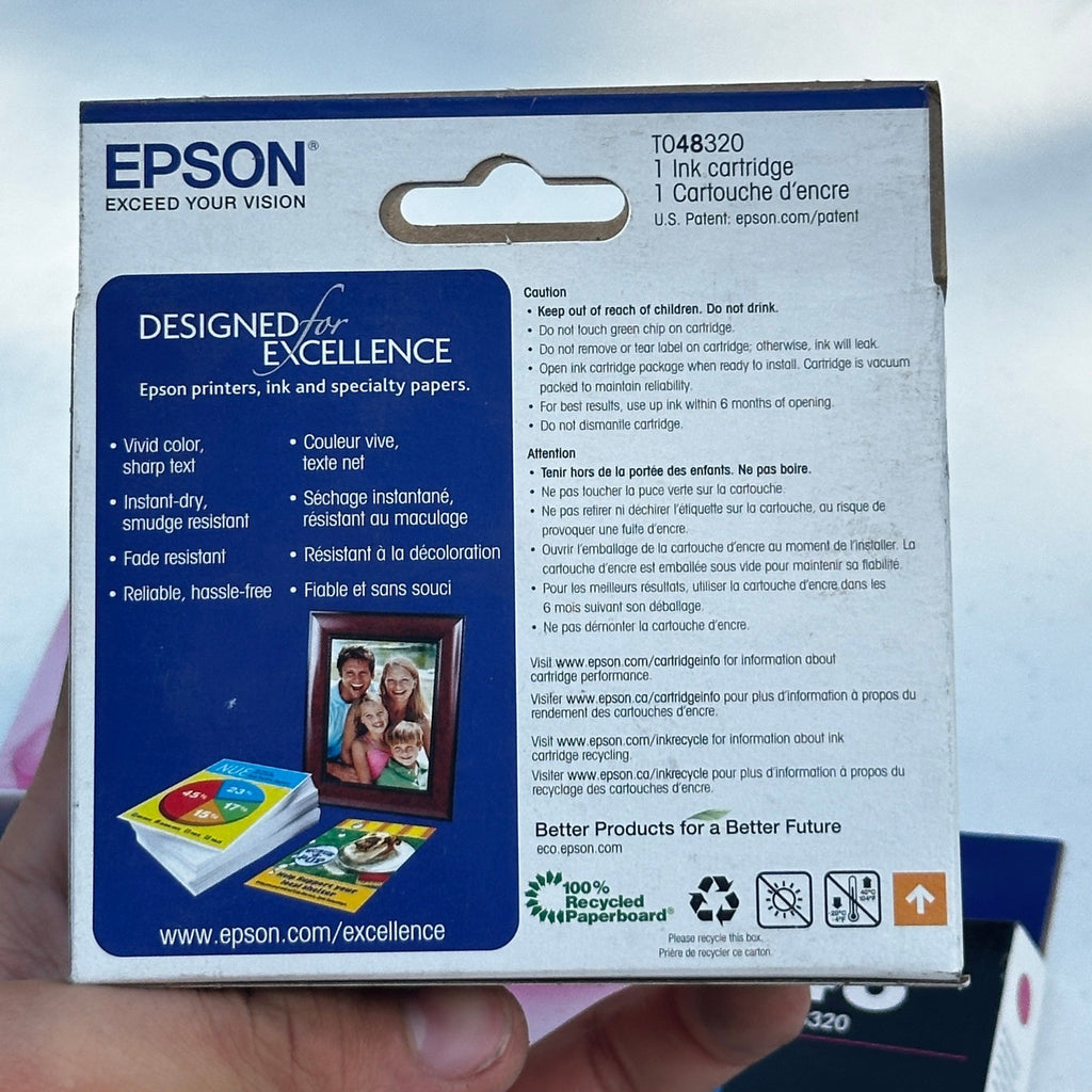Set of 5 Epson 48 T048320 Magenta Ink Cartridge EXP 01/2022