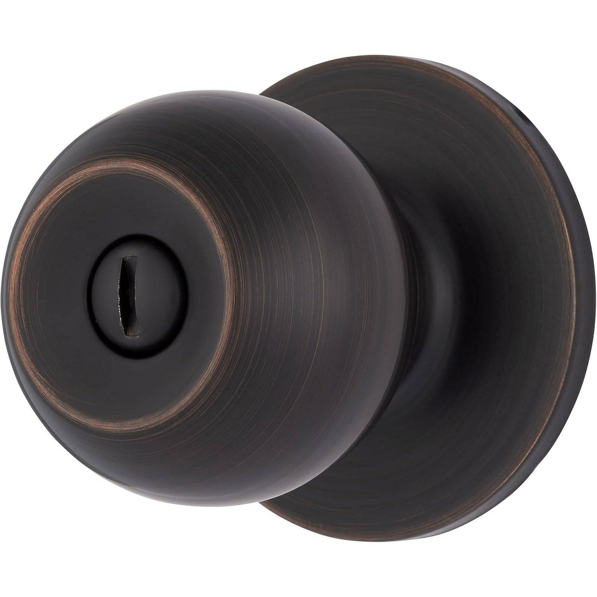 BRINKS E2435-150 Transitional Privacy Locking Interior Ball Door Knob, Tuscan B