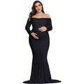 MSRP $44 YnimioAOX Women's XL Maternity Photoshoot Dress Long Sleeve Elegant