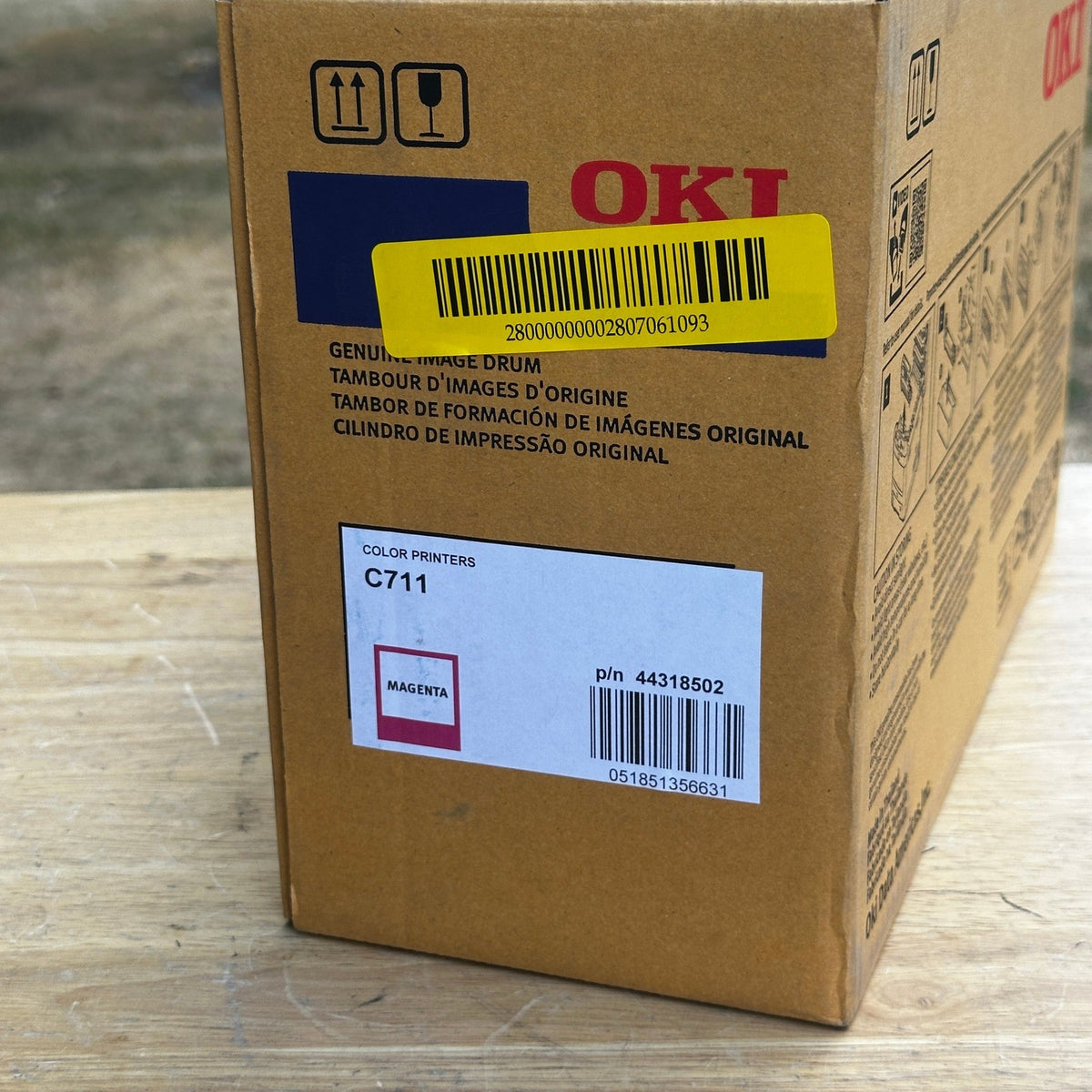 OKI Genuine Magenta Image Drum 44318502 for C711 Color Printer