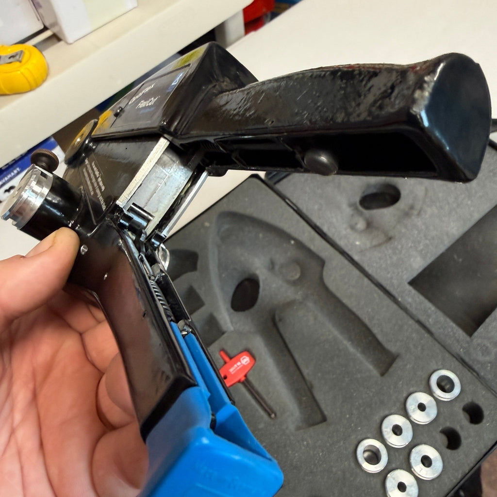 Rohm and Haas OptiFlex FlexiCut Flexible Light Pipe Tool Crimping Tool Kit Hydr