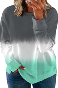 ROSRISS Plus-Size 14W, 16W Sweatshirt for Women Long Sleeve Crewneck Top Pullove