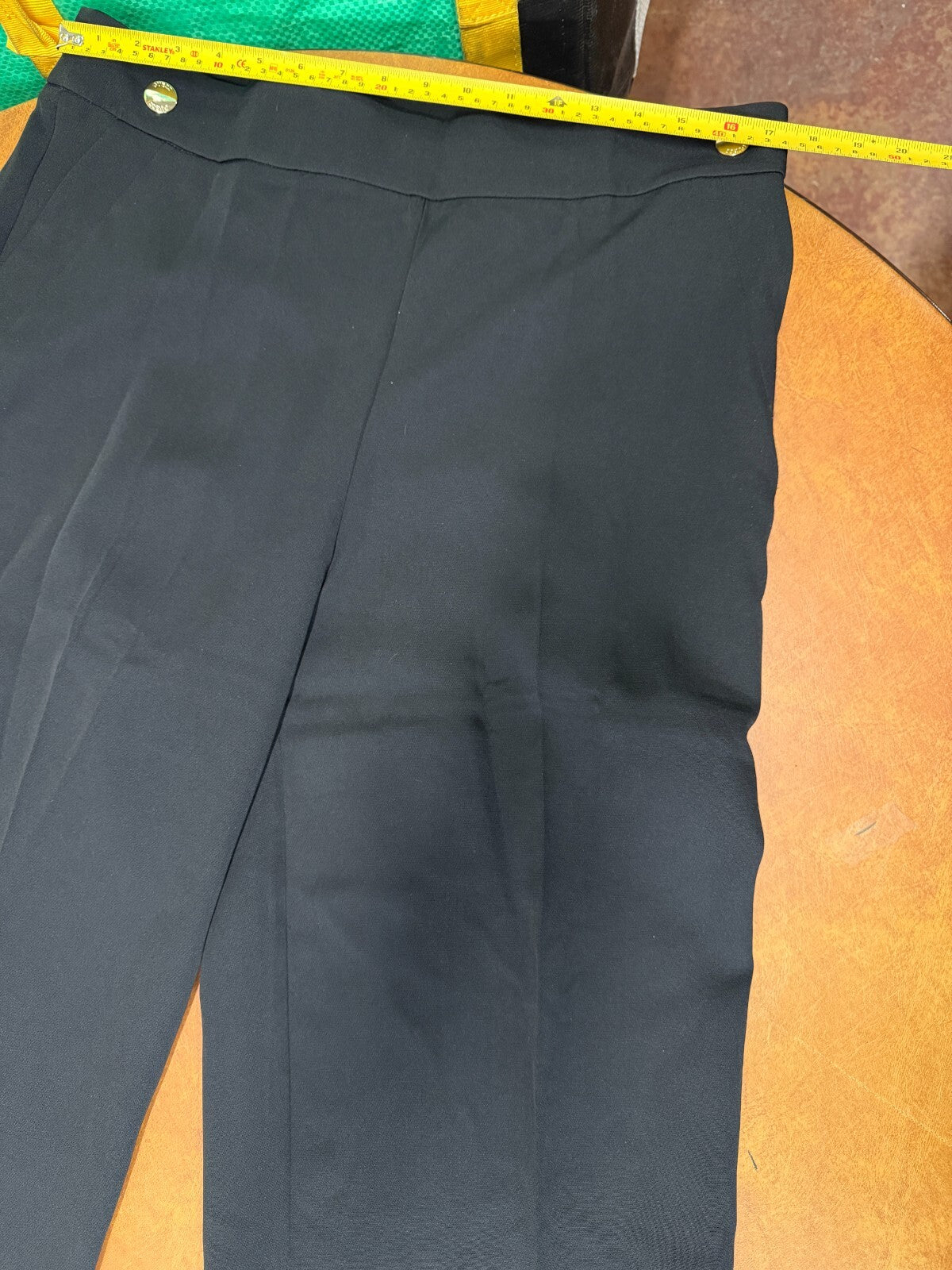 MSRP $69 Guess Women's XL Factory Lily Long Tailored Pants Jet Black NWT