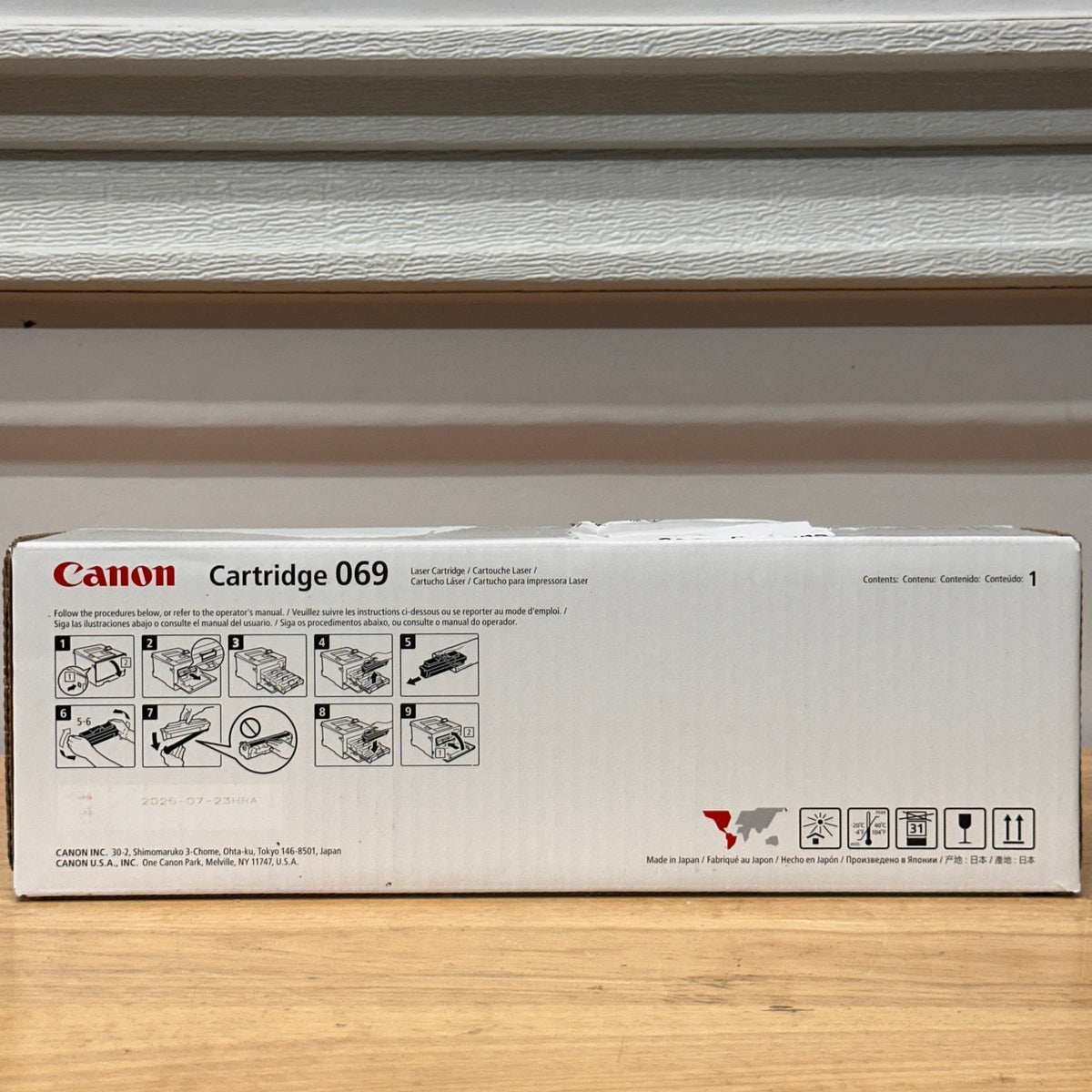 Canon 069 Cyan Toner Cartridge 5093C001 LBP674C MF750C Series DAMAGED BOX