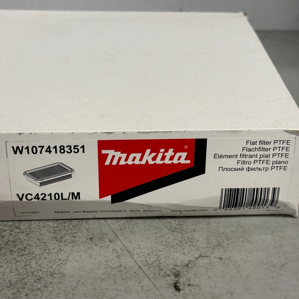 Makita W107418351 Main Flat Filter, VC4210