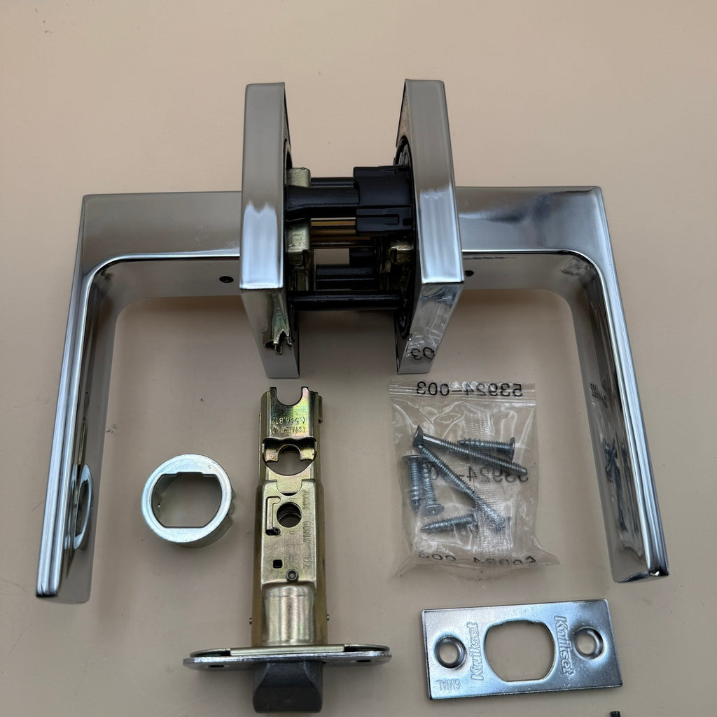 Kwikset 97300-944 Polished Chrome Singapore Interior Privacy Door Handle with