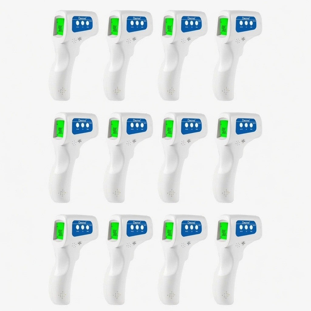 Lot of 12 Berrcom JXB-178 Non-Contact Infrared Forehead Digital Thermometer