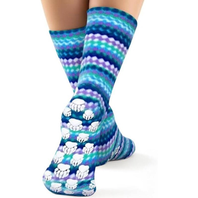 MSRP $28 Polar Feet Non-slip Fleece Socks L (W10+/M9-11) Cozy Soft Socks with