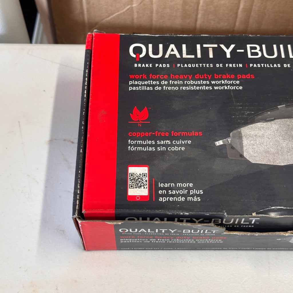 MPA Quality-Built 1002-1682M Work Force Brake Pads Set MISSING 1 PAD