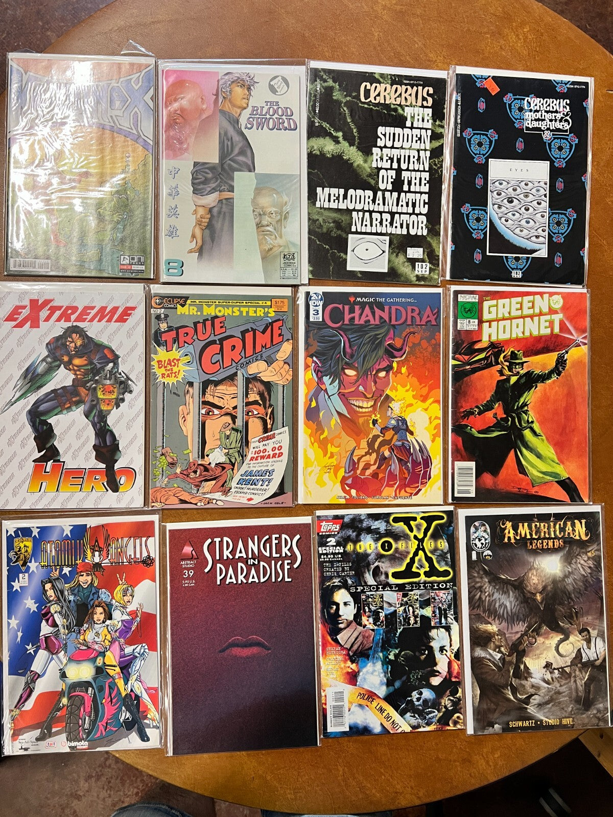 Lot of 12 | Cerebus the Aardvark, Green Hornet, The X Files, Atomik Angels