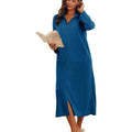MSRP $38 Ekouaer Women's S Zipper Robe Long Sleeves House Coat REAL COLOR ON
