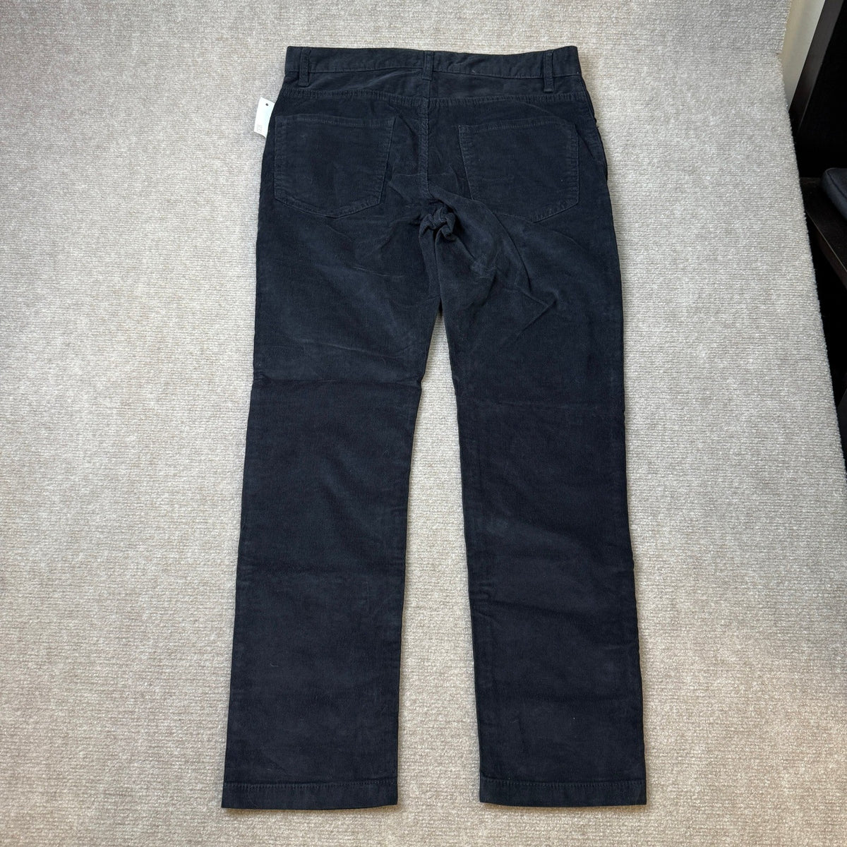 Amazon Essentials Men's 30x28 Straight Fit 5 Pocket Stretch Corduroy Pant Black