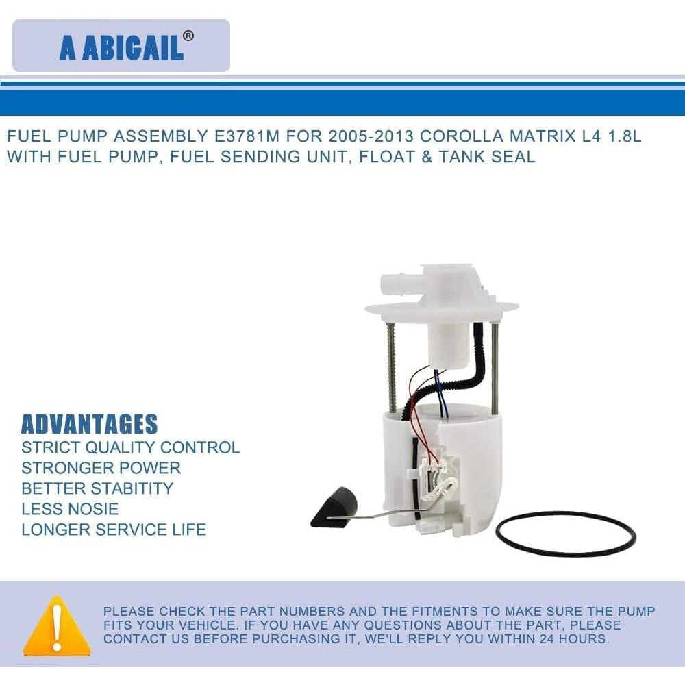 A ABIGAIL Fuel Pump A13781M Compatible with Pontiac Vibe 2009-2010 & Toyota