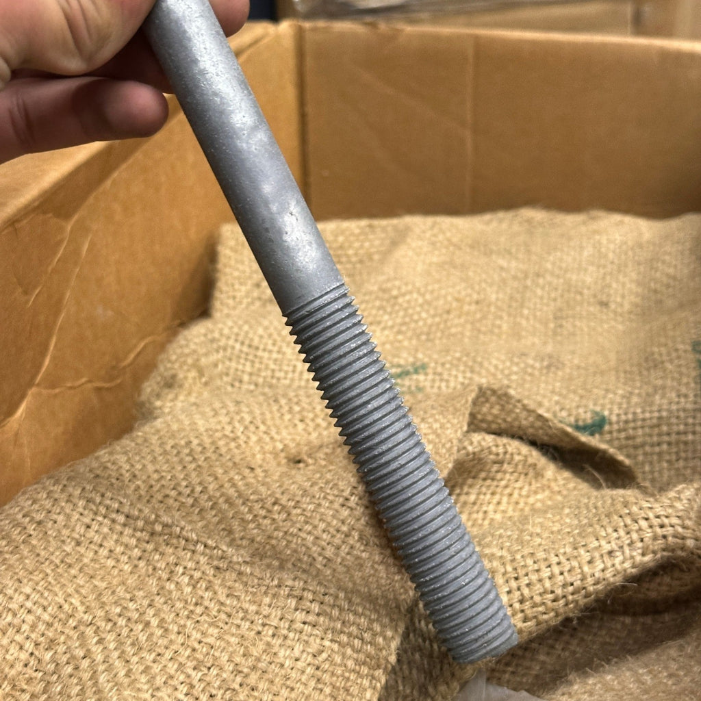 Pack of 14 John Perine 3/4-10 x 18 HDG L-Type Anchor Bolts Only